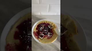 How to make pancakes with blueberry #food #cooking