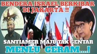 INDO DISOROT DUNIA!! Bendera ISRAEL-PALESTINA BERKIBAR BERSAMA!!@GALARUA TUNJUKKAN JATI DIRI BANGSA