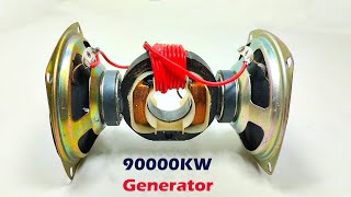 90000KW  Free Energy Generator Use Parmanent Magnet Transformer Capacitor Copper Wire At Home