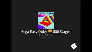 Mega Easy Obby free skip code