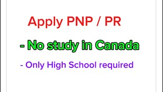 PNP application spouse open work permit