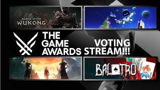 The Game Awards Voting LIVE: Help Pick the Best of 2024!