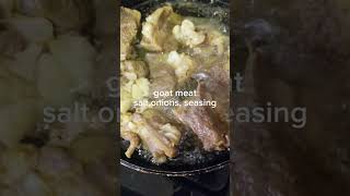 how to deep fry your goat meat for delicious taste #food