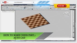 How to make Chess part 1 - Auto cad