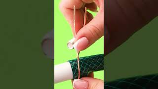 The easy way to twist wire #shorts #DIY #lifehack