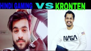 KRONTEN GAMING VS HINDI 420 PUBG MOBILE FIGHT HOW IS BEST PUBG PLEAR ANNIE GAMINGYT