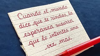 ❤️ Como Escribir Letra Cursiva Bonita en Español | Caligrafía Inglesa | Pablo Bermúdez