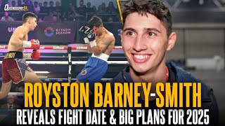 Royston Barney-Smith has BIG PLANS for 2025 | REVEALS upcoming clash to end the year 🥊