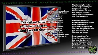 United Kingdom National Anthem "God Save the Queen" INSTRUMENTAL full version lyrics