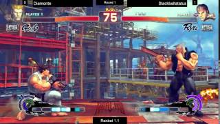 Realms Games USF4 Ranbat 1.1 Round 1   Diamonte vs Blackbeltstatus