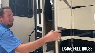 FULL HOUSE LX455 TOY HAULER EXTERIOR & INTERIOR Walk-through