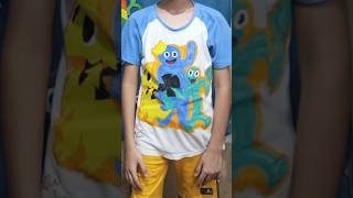 rainbow friends themed shirt painting#trending #viral#recycliing #reuse