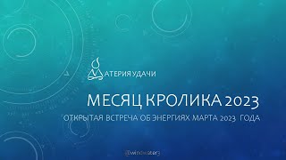 Онлайн-встреча: месяц Деревянного Кролика, март 2023