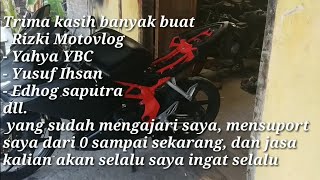 PART #4  Proses perakitan Body Replika CBR250rr di motor CB150r versi ubah rangka.  Selesai