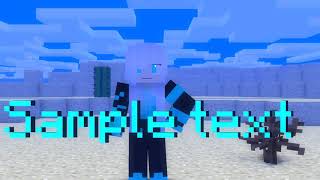 #16 New [Simple] Minecraft Intro Template | Mine Imator [Link in Description]