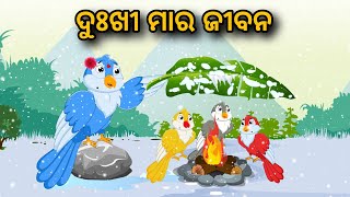 Dukhi Maar Jiban | Odia Cartoon |Odia Bird Stories | Odia Chadhei Gapa |Odia Moral Story | Odia Gapa