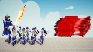 100x SKELETON WARRIORS + SKELETON KING vs EVERY GOD - Totally Accurate Battle Simulator TABS