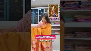 BEST Paithani Store in Yeola! Neeta Ambani’s choice for Paithani @kapsepaithaniofficial