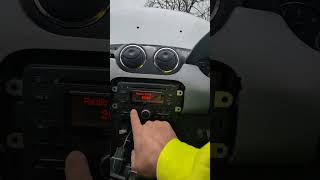 How to input the radio code for Dacia Duster 2013. Cum sa tastezi codul de radio pentru DACIA