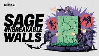 SAGE Unbreakable wall for spike plant | undiffusable |#sagevalorant #valorantguide​​​​​​  #valorant