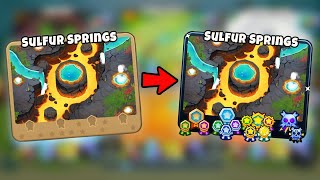 How Fast Can You Black Border Sulfur Springs in BTD6?