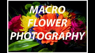 Macro flower photography