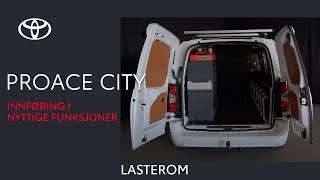 Toyota Proace City - Lasterom