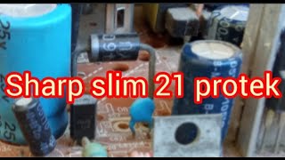 TV TABUNG SHARP SLIM 21 PROTEK #tutorial