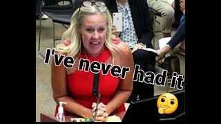 Texas mom hijacks school board meeting to rage about young adult novel in school library!!