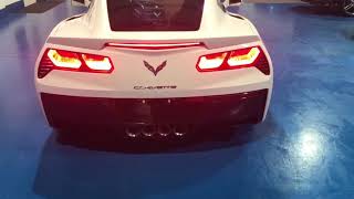 28 STATE CARS - 2018 WHITE CORVETTE C7 Z51