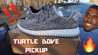 YEEZY TURTLE DOVE PICKUP VLOG