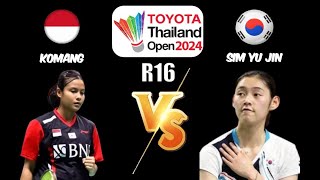 Komang Ayu Cahya Dewi ( INA) vs Sim Yu Jin ( KOR) | Toyota Thailand Open 2024