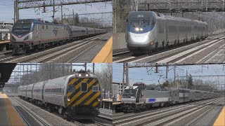 A Day of Railfanning at Princeton Junction, NJ: High Speed Amtrak's and NJT Trains