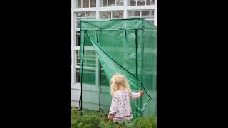 Jardineer tomato greenhouse with steel pipes，movable!!!