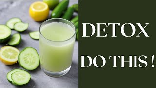 Chef's Cucumber Lemon and Ginger for Weight Loss | LOOSE BELLY FAT IN 15 Days