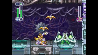 His weakness makes him harder?! - Vs Double (Double Cyclone Only/No Damage/No Armor) [Mega Man X4]