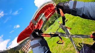 Paragliding adventures in the French Alps