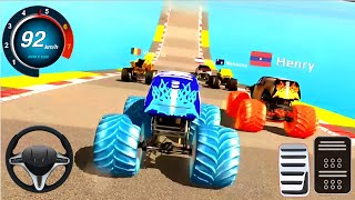 Mega Ramp Monster Truck Stunt Racing Simulator - Monster Car Racing Games - Android Gameplay