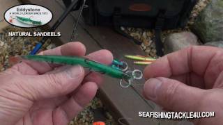 Eddystone eels in action the top bass fishing lures