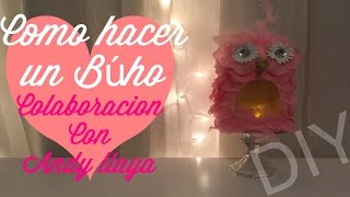 Como hacer un búho/San Valentin/colaboracion