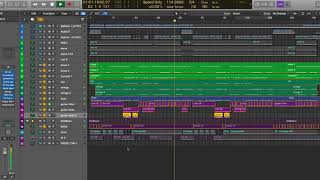 Минусовка песни А Олешко - Журчат ручьи. беглый обзор проекта под Logic Pro X