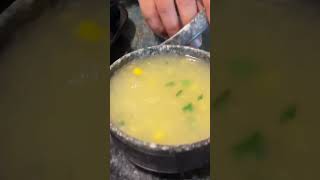 SWEET CORN SOUP 🍜 #viral #youtubeshorts #shorts #winter #soup #food