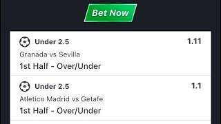 SURE 11+ODDS UNDER 2.5 LONGBET FOR THIS WEEK FREE FOOTBALL PREDICTIONS TODAY 100% LEGIT #kelmedia