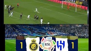 Al Nassr 1-1 Al Hilal | Neymar Vs Ronaldo - All Goals & Highlights!