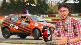 Father Vs Sister Car Driving Challenge | Loser Will Eat Jolochip 🥵