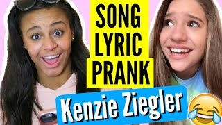 Song Lyric Text Prank on Mackenzie Ziegler! "I Hate You I Love You" | Nia Sioux