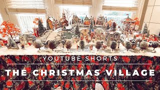 Setting Up The Christmas Village (I wish it was this easy!) #shorts