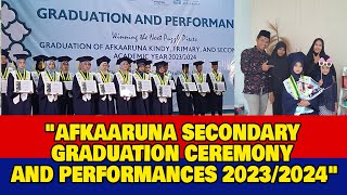 Afkaaruna Islamic School Secondary Graduation 2024