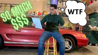 My Ford Mustang Has a Serious and expensive Problem!!!!!!