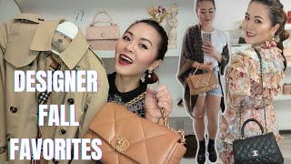 5 DESIGNER FALL FAVORITES ft. #Chanel, Gucci etc. | Outfits Try-on